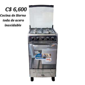 Cosina de horno 4 quemadores marca iml