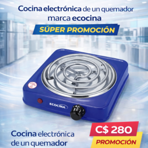 Cocina eléctrica de 1 quemador