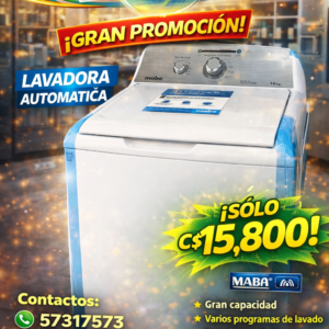 Lavadora automática gran capacidad en lavado de la marca MaBa