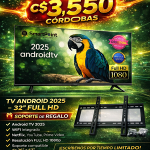Pantalla Smart TV 32" SmartPoint